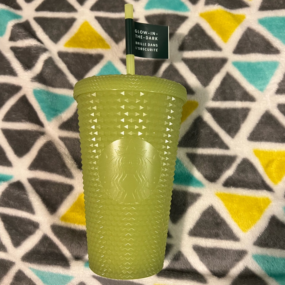 Glow in the dark studded tumbler cup-16oz